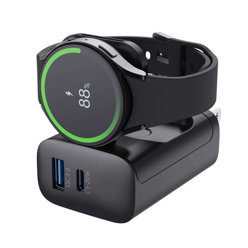 Smartwatch dual ports 23w to 43w Charger Block w/ Wireless ad iPhone Samsung PD - 第 8/8 張圖片
