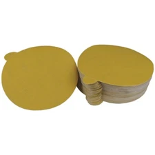 USC GOLD PRO 400 Grit, 6" Dia Adhesive-Back Sandpaper, 100 Pk #USC-400