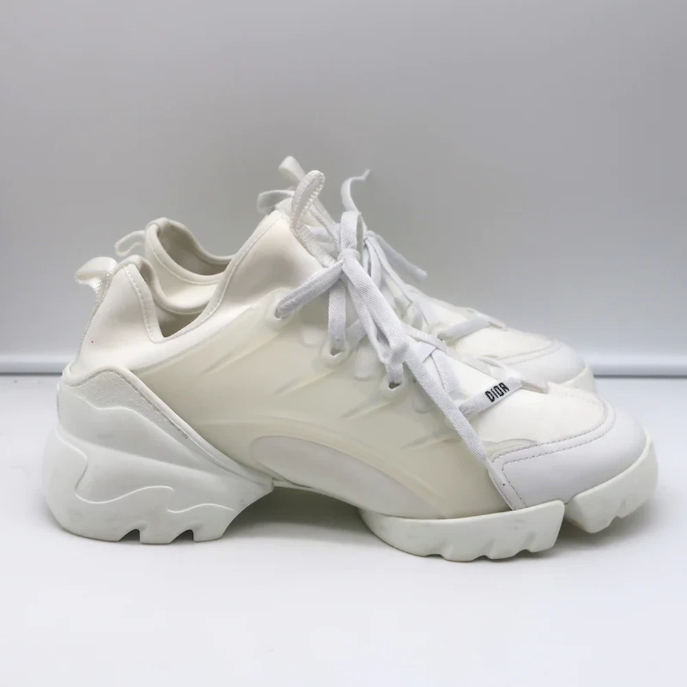 Christian Dior D Connect Sneakers White Neoprene Size 40 eBay