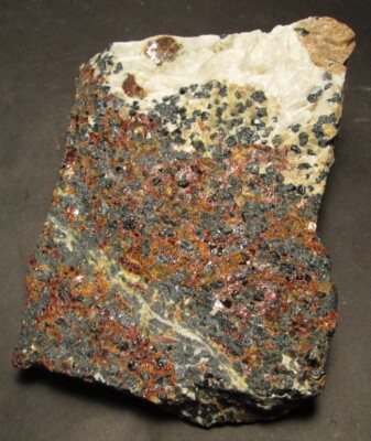 Big Afterglow Willemite Zincite Calcite Fluorescent Mineral Sterling Hill, NJ