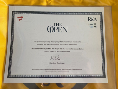 Authentic Practice Round Course Used 2018 British Open Golf Pin