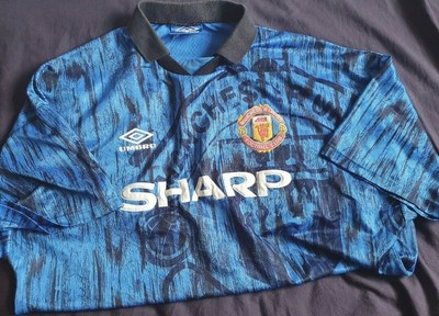 manchester united blue kit 1992