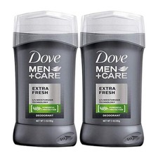 Dove Men Care Deodorant Stick, Extra Fresh 3.0 oz Pack of 2 