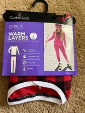 Cuddl Duds Plaid Warm Layers 2 Piece Set Baselayer Long Sleeve Long Pant XS