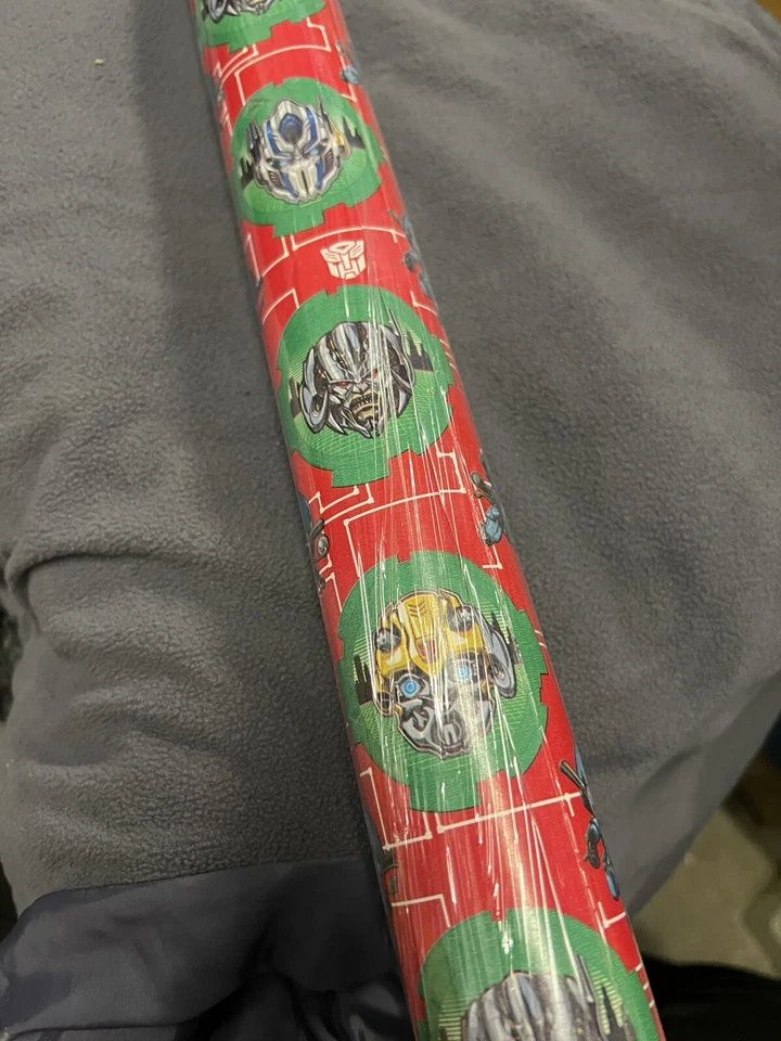 Transformer The Last Knight Gift Wrapping Paper 70sq Ft 2017 Hasbro - Image 3 of 3