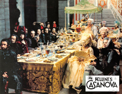 Fellini's Casanova ORIGINAL Aushangfoto Federico Fellini / Donald Sutherland
