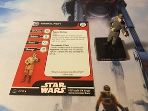 Star Wars Miniatures Alliance & Empire 24 Admiral Piett