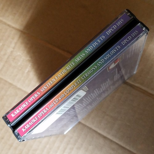 "Karaoke Opera" Double 2xCD w/Libretto Sing Along w/Full Orchestra ENGLAND EX! - 第 7/9 張圖片
