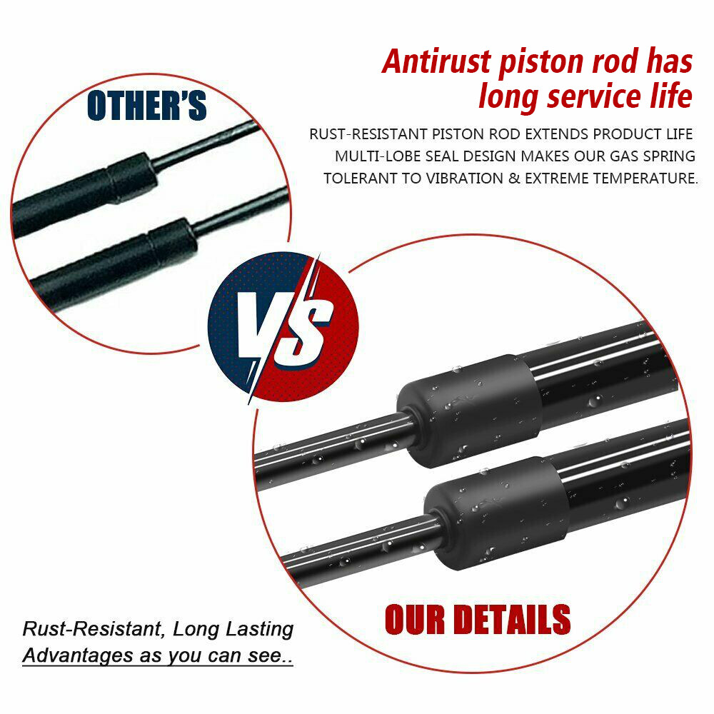 2x Front Hood Lift Supports Shock Struts 6314 For Kia Sedona 2005 2004