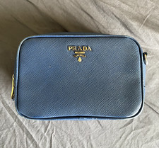 Prada Mini Saffiano Camera Bag - Blue, $500, Good Condition