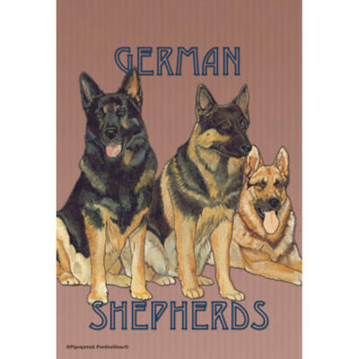 German Shepherds Decorative Flag