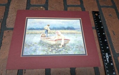 1991 Art Print RICHARD JUDSON ZOLAN Waterlilies Print
