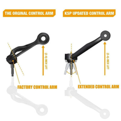 Bracci di controllo anteriori superiori tubolari con giunto sferico per Dodge RAM 1500 4WD 2009-2019 2009-2019 bracci di controllo regolabili, 2 pezzi