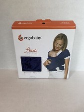 ergobaby Aura Baby Wrap Blue Cotton
