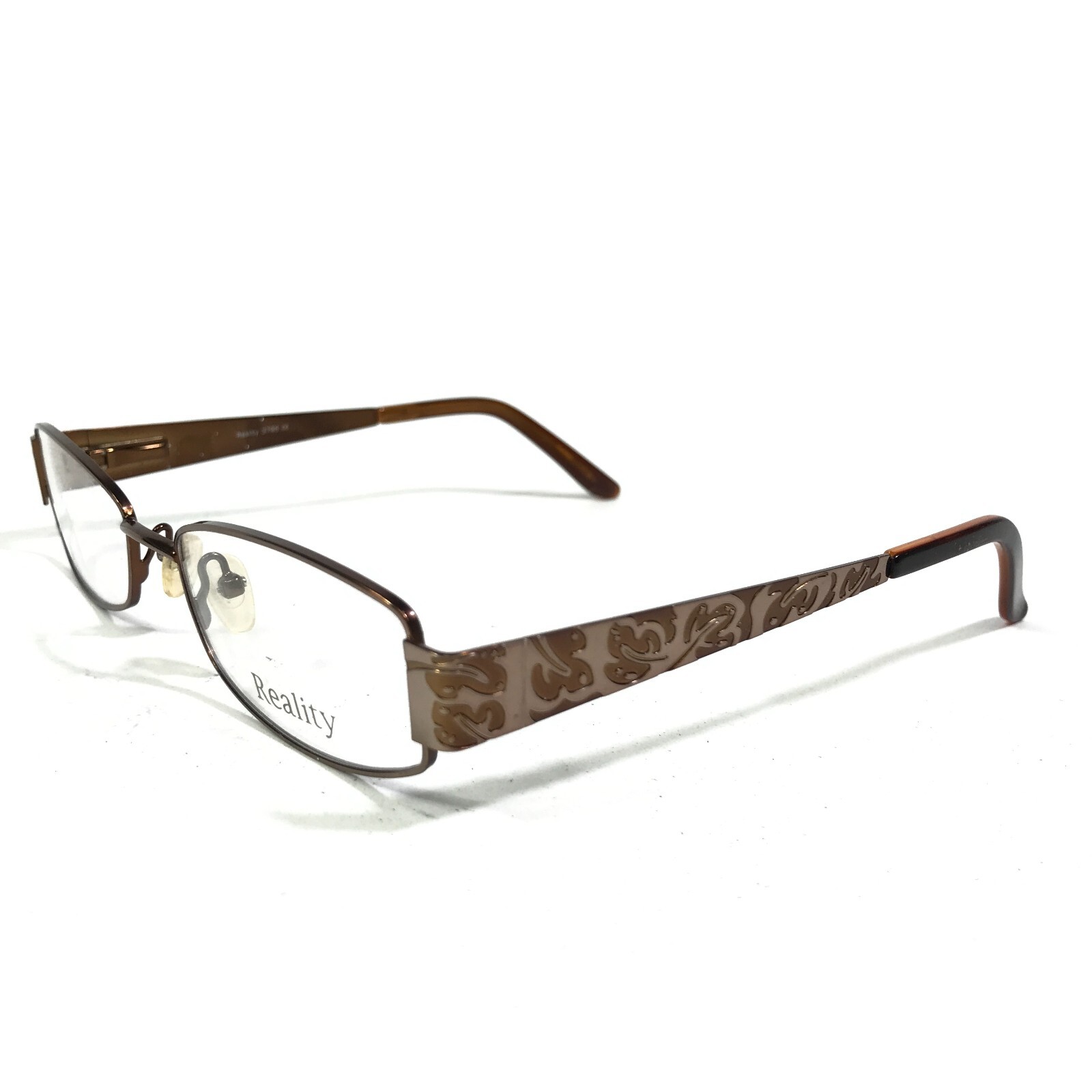 Оправа для очков Reality R3796 СВЕТЛО-КОРИЧНЕВАЯ Прямоугольная с полной оправой 52-18-140