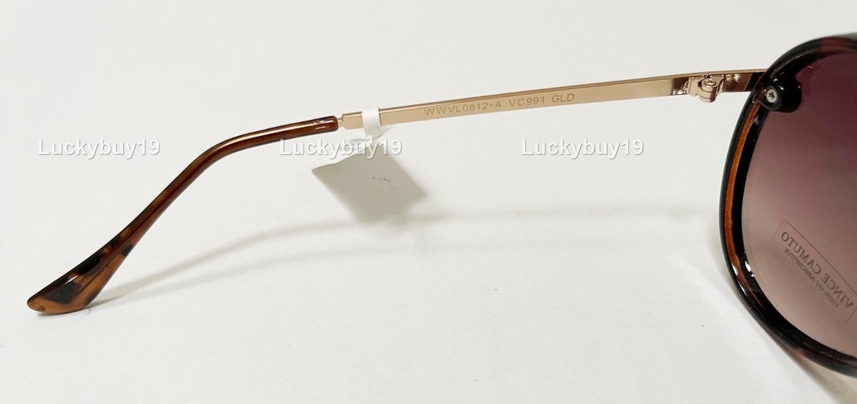 Vince Camuto VC991 Brown Gold Authentic Sunglasses Women  display picture 3