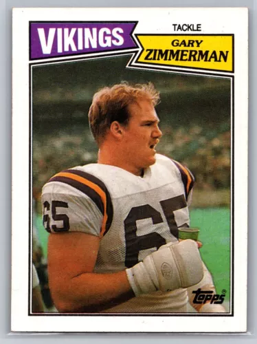 1987 Topps #207 Gary Zimmerman VIKINGS (E)