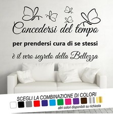 ADESIVI MURALI ADESIVO WALL STICKERS CASA DECORAZIONI VINILE FARFALLE FAMIGLIA