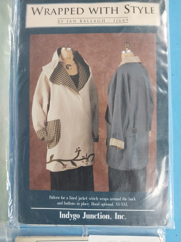 Lot of 6 Fall/Winter Clothes Patterns Vest Shirts Jackets - Image 4 of 4