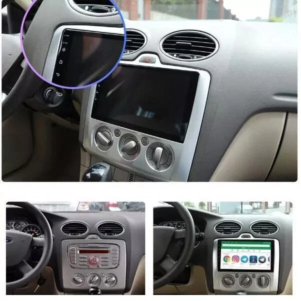 Autoradio 9” Android 13 per Ford Focus Mk2 2004-2011 CarPlay Navi 2GB-32GB - Immagine 2 di 4