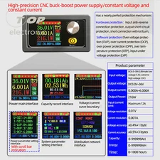 DC-DC Buck Boost Converter Power Module Adjustable Regulated power supply