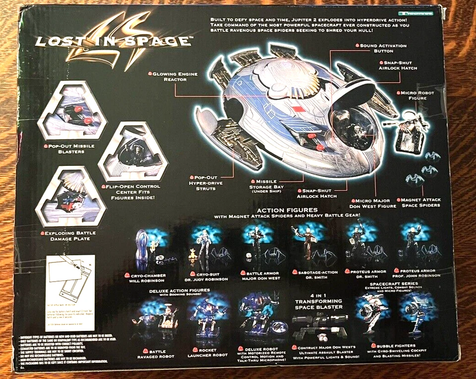 PERDIDO NO ESPAÇO~ JÚPITER 2~ 1997~ TRANSFORMANDO~ LACRADO~ - Imagem 3 de 4