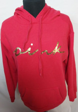 Victoria s Secret Pink Red/Gold Hoodie,M