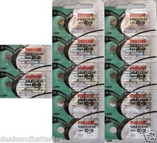 12 Maxell 364 SR621SW Siver Oxide 0 MERCURY Batteries Hologram