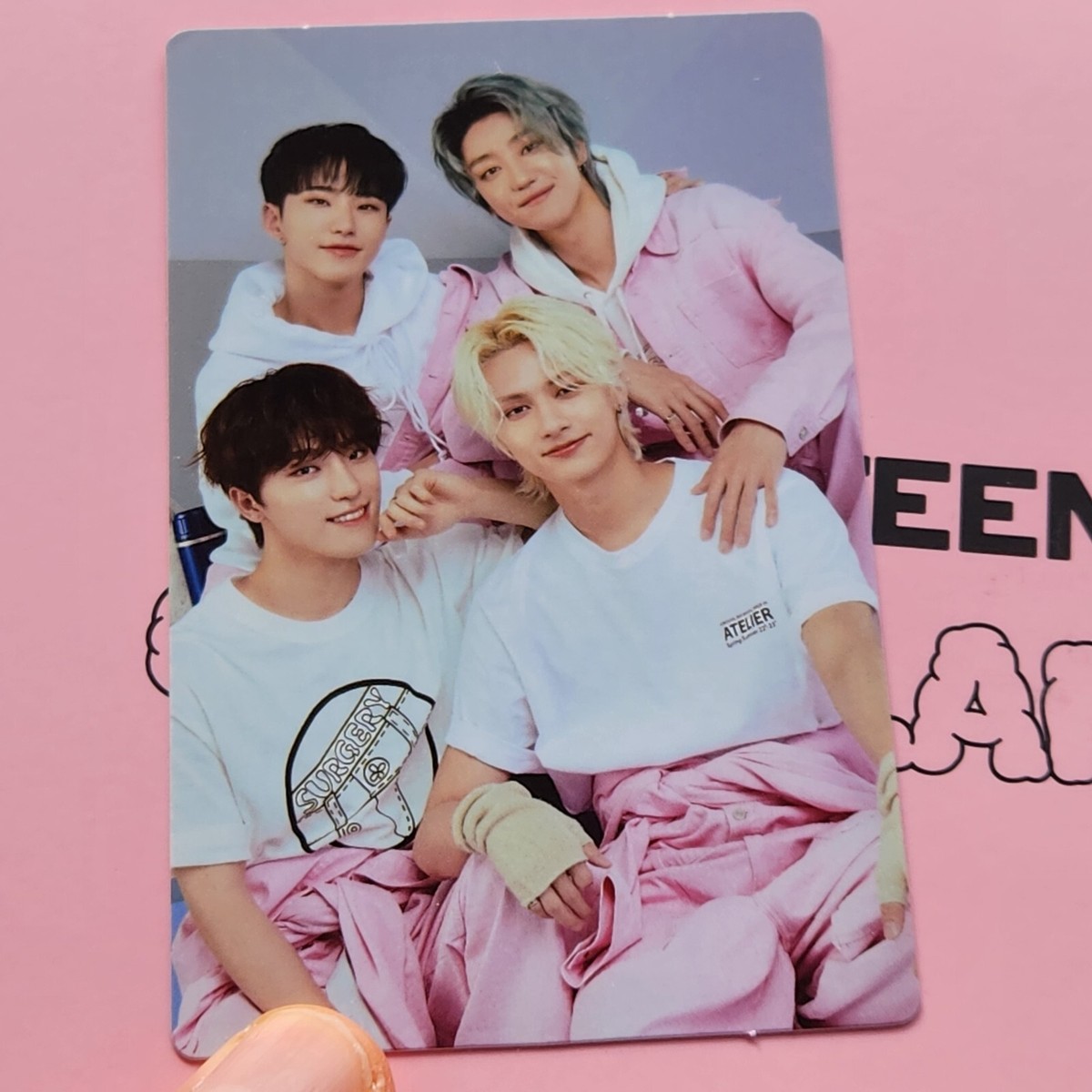 seventeen フォトカードセット　2018 caratland ピンク SEVENTEEN IN CARAT LAND 2018 2ND FAN MEETING TRADING CARD