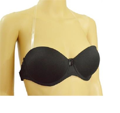 Womens Strapless Bra Invisible Push Up Bras Plunge Underwired Brassiere A B C D - Picture 16 of 33