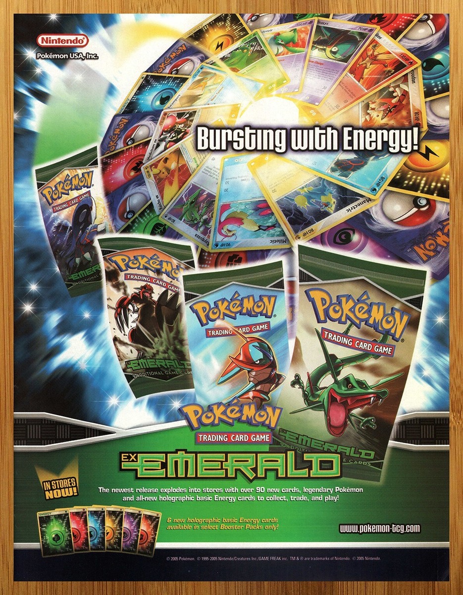 任天堂 ポケモン エメラルド 大きさ比べ ポスター カレンダー 2005 Yahoo!オークション - 【非売品・一部ダメージあり】ゲーム情報