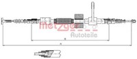 Metzger 251.32 Seilzug, Feststellbremse FüR Alfa Romeo