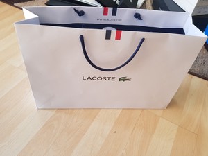 lacoste paper bolsa for sale