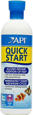 #ad API QUICK START Freshwater and Saltwater Aquarium Nitrifying Bacteria 16 Ounce $23.66