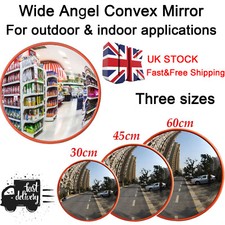 Traffic Security Road Safety Convex Mirror Dirveway 30/45/60CM  Shop Security UK