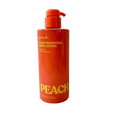 Victoria's Secret Pink Peach Glow Boosting Body Lotion 12 fl