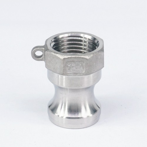 Raccordo scanalato attacco Camlock spina acciaio inox tipo A femmina 1/2"-4" BSP - Foto 8 di 33