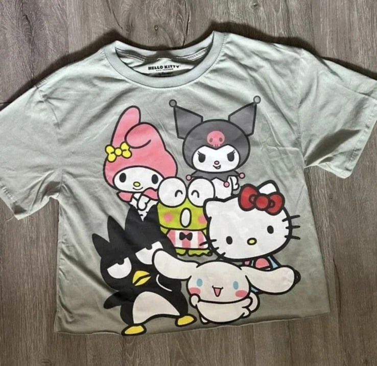 hello kitty crop tee