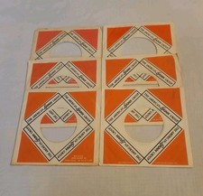 45 RPM 7" RECORD SLEEVES CO. SLEEVE 6 PACK SEE PHOTOS London Records SLV350