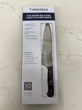 NEW Henckels 10-Piece Knife Set Solution Fine Edge Chef Utility Prep Knife Set