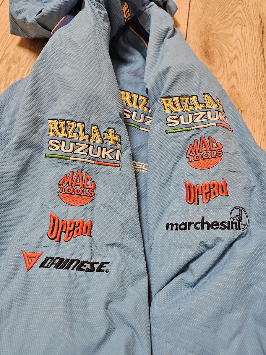RIZLA SUZUKI RACING TEAM JACKET SIGNED TOMMY HILL MOTORCROSS