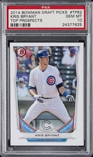 2014 BOWMAN DRAFT TOP PROSPECTS #TP62 KRIS BRYANT PSA 10