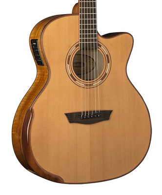Washburn WCG66SCE-O Comfort Deluxe 66 Series Cutaway A/E Guitar - Open Box
