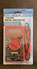 Cen-Tech Digital MultiMeter Electronic Volt Tester Electrical Tool #69096