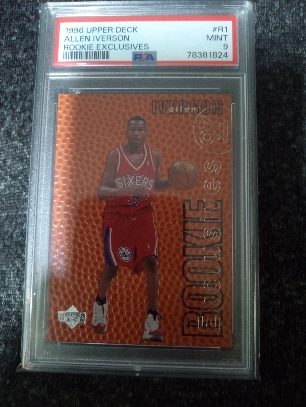 1996-97 Upper Deck - Rookie Exclusives Allen Iverson #R1 (RC)