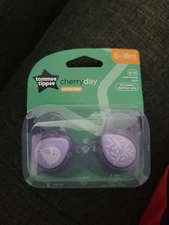 Tommee Tippee Cherryday Baby Natural Latex Pacifiers 6-18m BPA Free Soother 