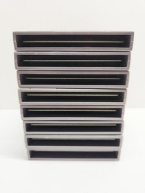 8 Black Label NES Games Lot Hogans Alley Kung Fu Excitebike Volleyball Tested 