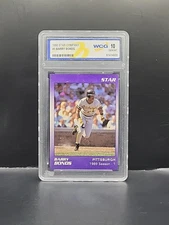 1990 STAR COMPANY #5 BARRY BONDS WCG Gem Mint 10 (GRADED)