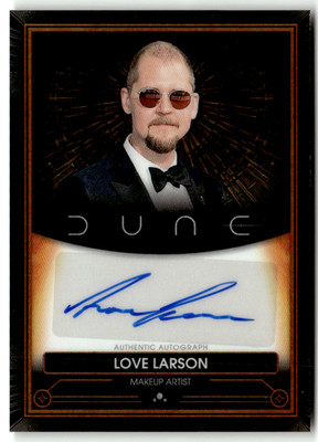 Topps Dune Chrome 2024 No. A-LL Love Larson Makeup Artist Auto