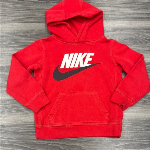 Nike Hoodie -Red, Boys Size 4 (XS)